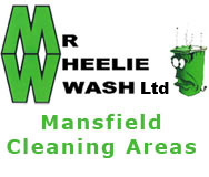 Wheelie bin cleaning in Mansfield and its surrounding areas
